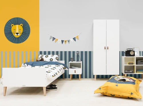 Bopita Armoire 2 Portes Blanc Naturel Naturel 8 Bopita Armoire 2 Portes Blanc Naturel Naturel – Image 6