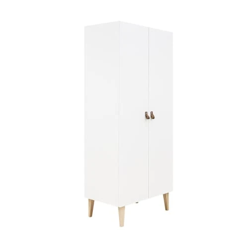 Bopita Armoire 2 Portes Blanc Naturel Naturel 3 Bopita Armoire 2 Portes Blanc Naturel Naturel