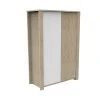 Sauthon Armoire 2 Portes Couleur Bois Et Blanc 2 Sauthon Armoire 2 Portes Couleur Bois Et Blanc -Maisons du Monde boutique armoire 2 portes couleur bois et blanc