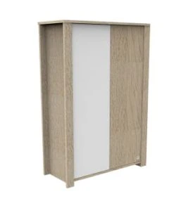 Sauthon Armoire 2 Portes Couleur Bois Et Blanc -Maisons du Monde boutique armoire 2 portes couleur bois et blanc antonin 1