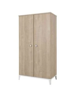 Galipette Armoire 2 Portes En Bois Imitation Chêne Blond 58cm -Maisons du Monde boutique armoire 2 portes en bois imitation chene blond 58cm 3