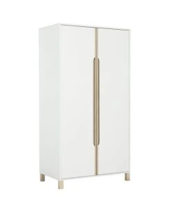 CALICOSY Armoire 2 Portes Enfant - Blanc 101 X H194 Cm -Maisons du Monde boutique armoire 2 portes enfant blanc 101 x h194 cm 4