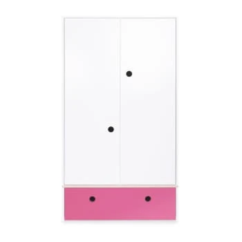 Wookids Armoire 2 Portes Façade Tiroir Prune 7 Wookids Armoire 2 Portes Façade Tiroir Prune - Image 5