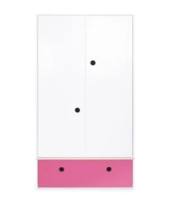 Wookids Armoire 2 Portes Façade Tiroir Bleu Paradis -Maisons du Monde boutique armoire 2 portes facade tiroir fushia colorflex 6