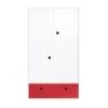 Wookids Armoire 2 Portes Façade Tiroir Rouge 1 Wookids Armoire 2 Portes Façade Tiroir Rouge -Maisons du Monde boutique armoire 2 portes facade tiroir rouge