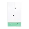 Wookids Armoire 2 Portes Façade Tiroir Vert Ocean -Maisons du Monde boutique armoire 2 portes facade tiroir vert ocean