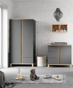 VOX Armoire 2 Portes Gris -Maisons du Monde boutique armoire 2 portes gris 13