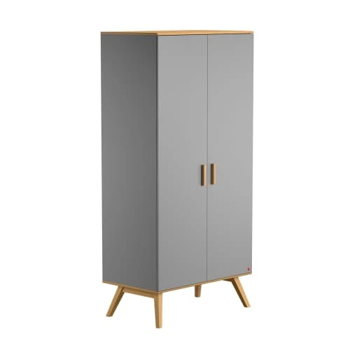 VOX Armoire 2 Portes Gris 3 VOX Armoire 2 Portes Gris