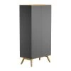 VOX Armoire 2 Portes Gris 1 VOX Armoire 2 Portes Gris -Maisons du Monde boutique armoire 2 portes gris 4