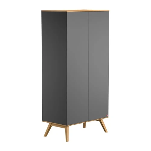 VOX Armoire 2 Portes Gris 3 VOX Armoire 2 Portes Gris