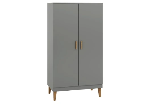 Nateo Concept Armoire 2 Portes Gris Et Chêne 3 Nateo Concept Armoire 2 Portes Gris Et Chêne