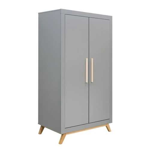 Bopita Armoire 2 Portes Gris Naturel Naturel 3 Bopita Armoire 2 Portes Gris Naturel Naturel