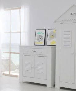 Pinio Armoire 2 Portes Haute Blanc -Maisons du Monde boutique armoire 2 portes haute blanc 2