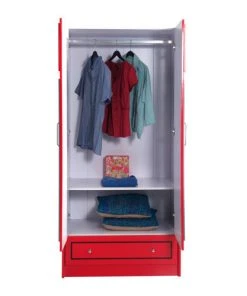 Vipack Armoire 2 Portes London Rouge -Maisons du Monde boutique armoire 2 portes london rouge 2