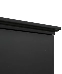 Bopita Armoire 2-portes Noir Mat En MDF Et Panneaux De Particules -Maisons du Monde boutique armoire 2 portes noir mat en mdf et panneaux de particules 2