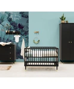 Bopita Armoire 2-portes Noir Mat En MDF Et Panneaux De Particules -Maisons du Monde boutique armoire 2 portes noir mat en mdf et panneaux de particules 4