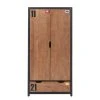 Vipack Armoire 2 Portes Noir Naturel -Maisons du Monde boutique armoire 2 portes noir naturel