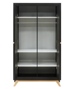 Bopita Armoire 2 Portes Noir Naturel -Maisons du Monde boutique armoire 2 portes noir naturel 6