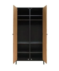 Bopita Armoire 2 Portes Noir Naturel Naturel 9 Bopita Armoire 2 Portes Noir Naturel Naturel -Maisons du Monde boutique armoire 2 portes noir naturel naturel 2