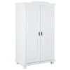 Altobuy Armoire 2 Portes + Penderie Bois Massif Vernis Blanc 1 Altobuy Armoire 2 Portes + Penderie Bois Massif Vernis Blanc -Maisons du Monde boutique armoire 2 portes penderie bois massif vernis blanc 6