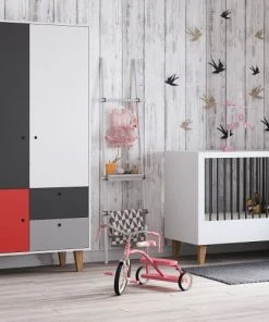 VOX Armoire 2 Portes Rouge 6 VOX Armoire 2 Portes Rouge -Maisons du Monde boutique armoire 2 portes rouge 1