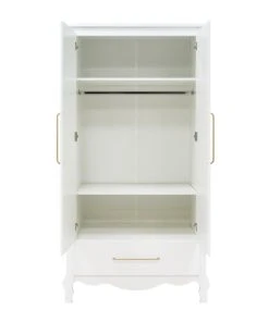 Bopita Armoire 2-portes XL Avec Tiroir Blanc En MDF Et Panneaux De Particules 10 Bopita Armoire 2-portes XL Avec Tiroir Blanc En MDF Et Panneaux De Particules -Maisons du Monde boutique armoire 2 portes xl avec tiroir blanc en mdf et panneaux de particules 2