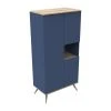 Sauthon Original Armoire 3 Portes 1 Niche 209x101x57cm Bleu 2 Sauthon Original Armoire 3 Portes 1 Niche 209x101x57cm Bleu -Maisons du Monde boutique armoire 3 portes 1 niche 209x101x57cm bleu