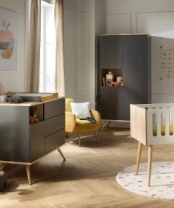 Sauthon Original Armoire 3 Portes 1 Niche 209x101x57cm Gris 10 Sauthon Original Armoire 3 Portes 1 Niche 209x101x57cm Gris -Maisons du Monde boutique armoire 3 portes 1 niche 209x101x57cm gris 2