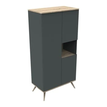 Sauthon Original Armoire 3 Portes 1 Niche 209x101x57cm Gris 7 Sauthon Original Armoire 3 Portes 1 Niche 209x101x57cm Gris - Image 5