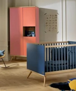 Sauthon Original Armoire 3 Portes 1 Niche 209x101x57cm Orange -Maisons du Monde boutique armoire 3 portes 1 niche 209x101x57cm orange 3