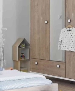 Galipette Armoire 3 Portes 1 Tiroir En Bois Imitation Chêne Blond 58cm 9 Galipette Armoire 3 Portes 1 Tiroir En Bois Imitation Chêne Blond 58cm -Maisons du Monde boutique armoire 3 portes 1 tiroir en bois imitation chene blond 58cm 3