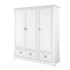 Bellamy Armoire 3 Portes 2 Tiroirs Blanc 1 Bellamy Armoire 3 Portes 2 Tiroirs Blanc -Maisons du Monde boutique armoire 3 portes 2 tiroirs blanc