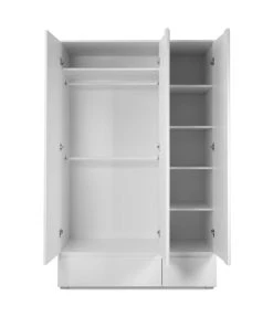 CALICOSY Armoire 3 Portes 2 Tiroirs Blanc- L120 X H191 X P55 Cm 10 CALICOSY Armoire 3 Portes 2 Tiroirs Blanc- L120 X H191 X P55 Cm -Maisons du Monde boutique armoire 3 portes 2 tiroirs blanc l120 x h191 x p55 cm 2