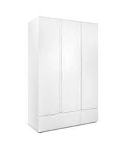 CALICOSY Armoire 3 Portes 2 Tiroirs Blanc- L120 X H191 X P55 Cm 13 CALICOSY Armoire 3 Portes 2 Tiroirs Blanc- L120 X H191 X P55 Cm -Maisons du Monde boutique armoire 3 portes 2 tiroirs blanc l120 x h191 x p55 cm 5