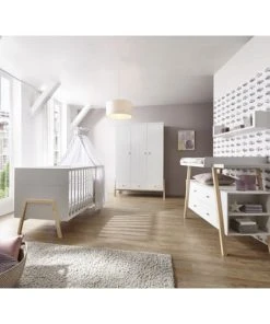 Schardt Armoire 3 Portes 3 Tiroirs Blanc Naturel -Maisons du Monde boutique armoire 3 portes 3 tiroirs blanc naturel 2