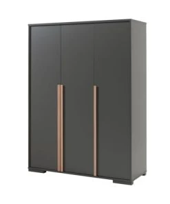 Vipack Armoire 3 Portes Anthracite