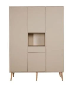 Quax Armoire 3 Portes En Bois Effet Hêtre -Maisons du Monde boutique armoire 3 portes beige cocoon