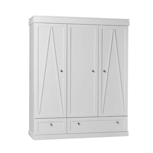 Pinio Armoire 3 Portes Blanc 3 Pinio Armoire 3 Portes Blanc