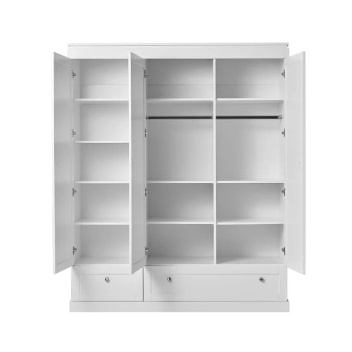 Pinio Armoire 3 Portes Blanc 5 Pinio Armoire 3 Portes Blanc – Image 3
