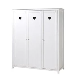 Vipack Armoire 3 Portes Blanc