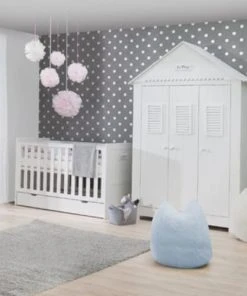 Pinio Armoire 3 Portes Blanc -Maisons du Monde boutique armoire 3 portes blanc 53