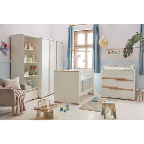Pinio Armoire 3 Portes Blanc Naturel 4 Pinio Armoire 3 Portes Blanc Naturel – Image 2