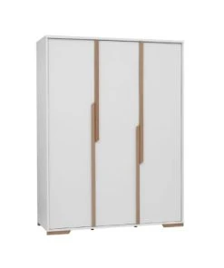 Pinio Armoire 3 Portes Blanc Naturel
