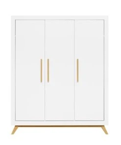 Bopita Armoire 3 Portes Blanc Naturel Naturel -Maisons du Monde boutique armoire 3 portes blanc naturel naturel 3