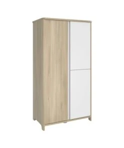 CALICOSY Armoire 3 Portes Bois Et Blanc Bébé - 95 X 185 Cm 11 CALICOSY Armoire 3 Portes Bois Et Blanc Bébé - 95 X 185 Cm -Maisons du Monde boutique armoire 3 portes bois et blanc bebe 95 x 185 cm 4