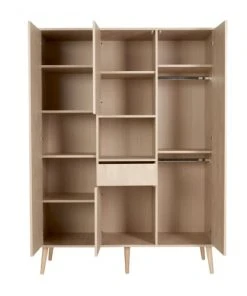 Quax Armoire 3 Portes En Bois Effet Hêtre -Maisons du Monde boutique armoire 3 portes en bois effet hetre 2