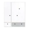 Wookids Armoire 3 Portes Façades Tiroirs Blanc 2 Wookids Armoire 3 Portes Façades Tiroirs Blanc -Maisons du Monde boutique armoire 3 portes facades tiroirs blanc 4