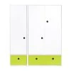 Wookids Armoire 3 Portes Façades Tiroirs Citron Vert -Maisons du Monde boutique armoire 3 portes facades tiroirs citron vert