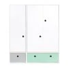 Wookids Armoire 3 Portes Façades Tiroirs Gris Perle 2 Wookids Armoire 3 Portes Façades Tiroirs Gris Perle -Maisons du Monde boutique armoire 3 portes facades tiroirs gris perle