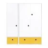 Wookids Armoire 3 Portes Façades Tiroirs Jaune 2 Wookids Armoire 3 Portes Façades Tiroirs Jaune -Maisons du Monde boutique armoire 3 portes facades tiroirs jaune